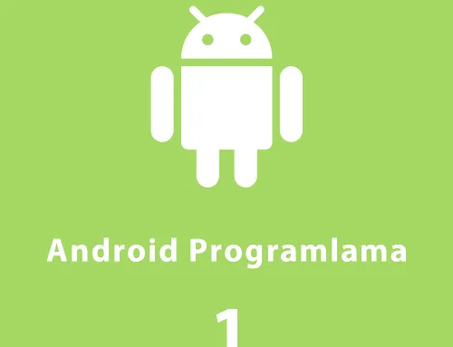 Android Programlamaya Giriş #1